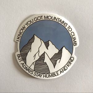 3/$5 of DIFFERENT stickers with this 1 OR make your own bundle POP53 mountains